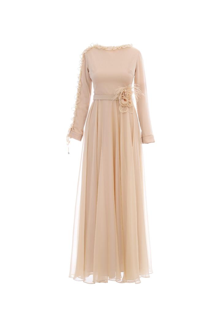 JUNE EVENING DRESS GOLD