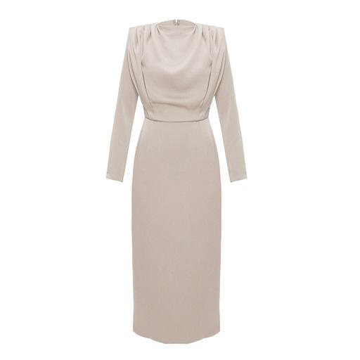 LAYLA EVENING DRESS BEIGE